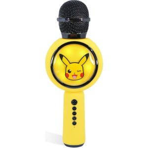 Pok&eacute;mon Karaoke Microfoon + Licht Geel/Zwart