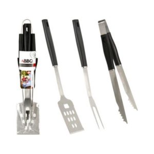 BBQ Gereedschap Set 3-delig RVS