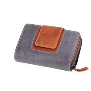 Juscha JU-42182 Portefeuille Mika Lila/braun Dame 16,5x12,5x4cm