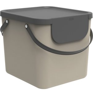 Rotho ALBULA Afvalscheider 38.8x35.5x33.9 cm 40L Cappuccino