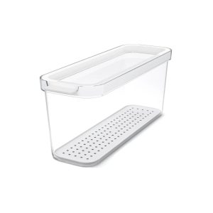 Rotho CAUMA Koelkastorganizer 27x9.2x11.3 cm 2L Wit/Transparant