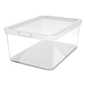 Rotho CAUMA Koelkastorganizer 4.65L Wit/Transparant