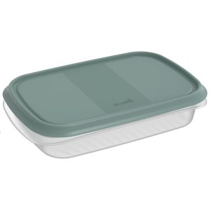 Rotho ELEMENTS Koelkast Bewaardoos 24x16x5 cm 1L Mistletoe Groen/Transparant
