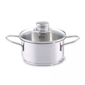 Fissler Snacky Kookpan + Deksel 14 cm RVS/Glas