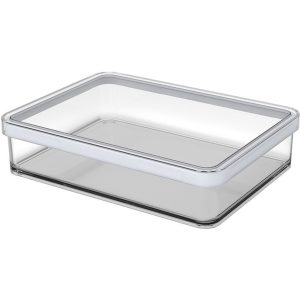 Rotho LOFT Vleeswarendoos 20x15x5 cm 1L Wit/Transparant
