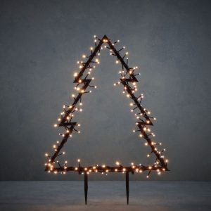 Luca Lighting Tuin Decoratie LED Boom 175 LEDs 53x1x75 cm Warm Wit Zwart