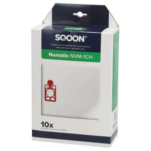 Sqoon Numatic NVM-1CH Stofzuigerzakken 10 Stuks