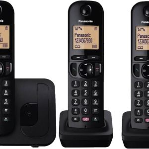 Panasonic KX-TGC253NLB Telefoon Trio Black