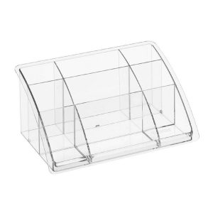 Rotho Timeless Buro Organizer Pennenbak Hoog 19.8x12.8x9.3 cm Transparant