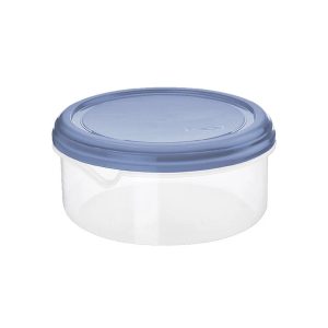 Rotho RONDO Koelkast Bewaardoos Rond 1.25L Horizon Blauw/Transparant