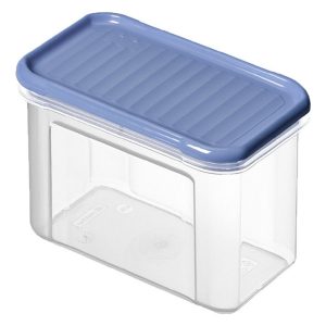 Rotho Domino Bewaardoos 0.75L Horizon Blauw/Transparant