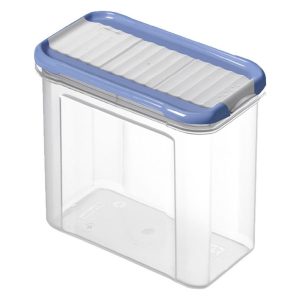 Rotho Domino Bewaar-Strooidoos 1L Horizon Blauw/Transparant