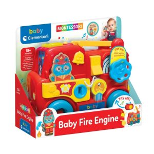 Clementoni Baby Educatief Montessori Brandweerwagen + Licht en Geluid