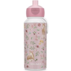 Mepal Pop-Up Drinkfles Little Dutch Fairy Garden 400 ml Roze