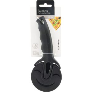 Excellent Houseware Pizzasnijder RVS/Zwart