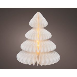 Lumineo Papieren LED Boom 42x48 cm Wit