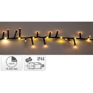 LED Microcluster 1060 LEDs Zwart Warm Wit Licht