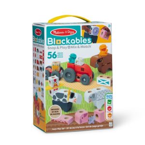 Melissa & Doug Blockables Boerderij Speelset 56-delig