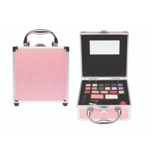 Casuelle Aluminium Make-Up Koffer Roze