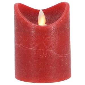 Daily Home LED Kaars 7.5x10 cm Rood