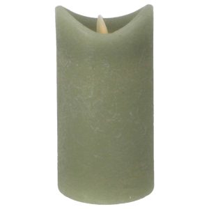 Daily Home LED Kaars 7.5x15 cm Sage Groen