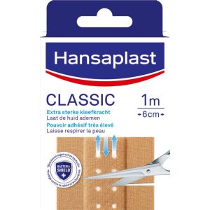 Hansaplast Classic Pleisters 100x6 cm Huidskleur