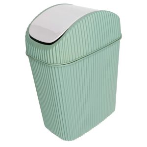 Tafelafvalbak Alythia met Zwaaideksel 2.5L Groen/Wit