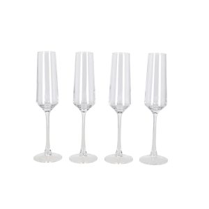 Daily Home Champagneglazen 190 ml 4 Stuks Transparant