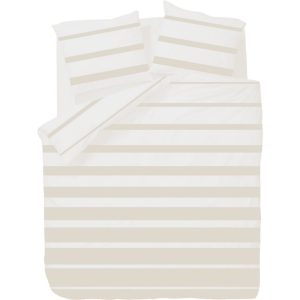 Ten Cate Dekbedovertrek Celia Summer Sand 140x200-220 cm Katoen/Wit/Zand