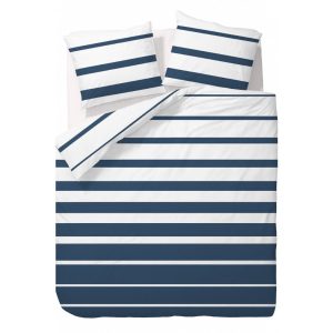 Ten Cate Dekbedovertrek Celia Summer 200x200-220 cm Katoen/Wit/Koningsblauw