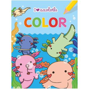 Kleurboek I Love Axelotls