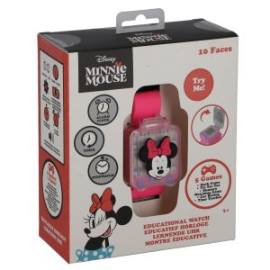 Disney Minnie Muis Speel en Leer Horloge Roze