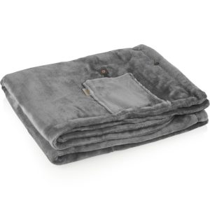 Tristar BW-4788 Draadloos Warmtedeken 150x80 cm Grijs/Fleece