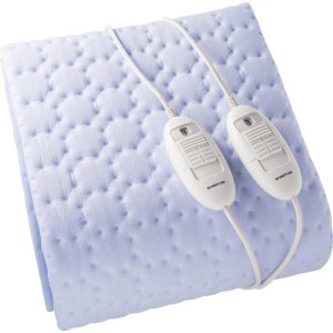 Inventum HN5211L 2 Persoons Elektrische Deken 150x140 cm Lichtblauw/Fleece