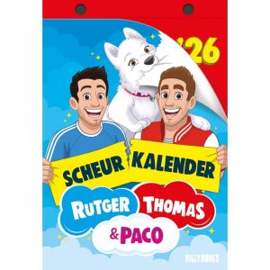 Scheurkalender Rutger, Thomas en Paco