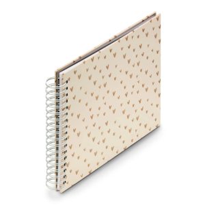 Hama Foto Spiraalalbum XL Lovely 28x24 cm 50 Witte Pagina's Beige