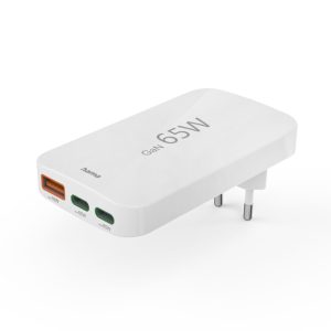 Hama Snellader 2x USB-C 1x USB-A PD 65W Wit