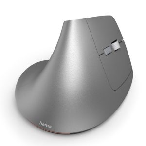 Hama EWM-700R Draadloze Ergonomische Verticale Muis met 8 Knoppen Antraciet