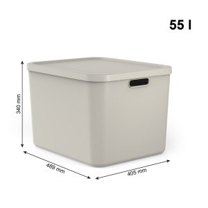 Rotho Albula Multibox 55L Cappuccino