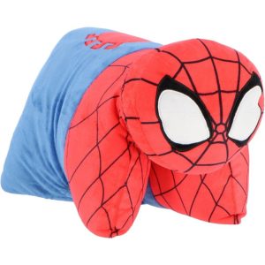 Spiderman Knuffelkussen 45x28 cm Blauw/Rood