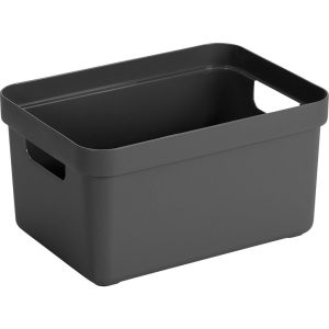 Sunware Sigma Home Opbergbox 13L 35x24.6x18.3 cm Antraciet