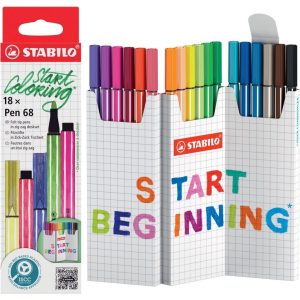 Stabilo Pen 68 Start Beginning 18 Stuks