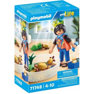 Playmobil 71748 My Life Schildpadden Terrarium