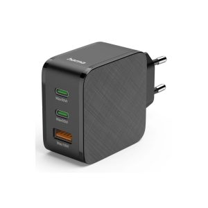 Hama Snellader 2x USB-C PD 1x USB-A QC 65W Zwart