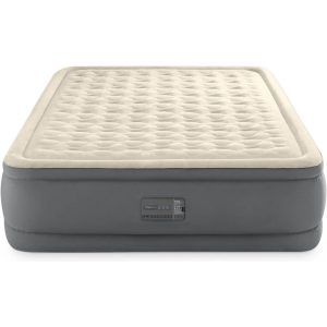 Intex 64926ND Premaire II 2-Persoons Luchtbed 152x203x46 cm + Ingebouwde Pomp Grijs