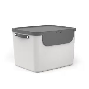 Rotho Albula Afvalscheider 55L Wit