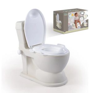 Dolu WC Plaspotje + Licht en Geluid Beige