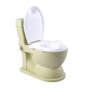 Dolu WC Plaspotje + Licht en Geluid Pastelgroen