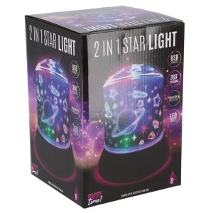 Party Time 2in1 LED Starlight met Zwarte Voet
