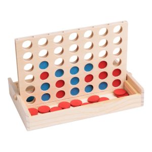 Clown Games Houten 4 Op 'n Rij Spel